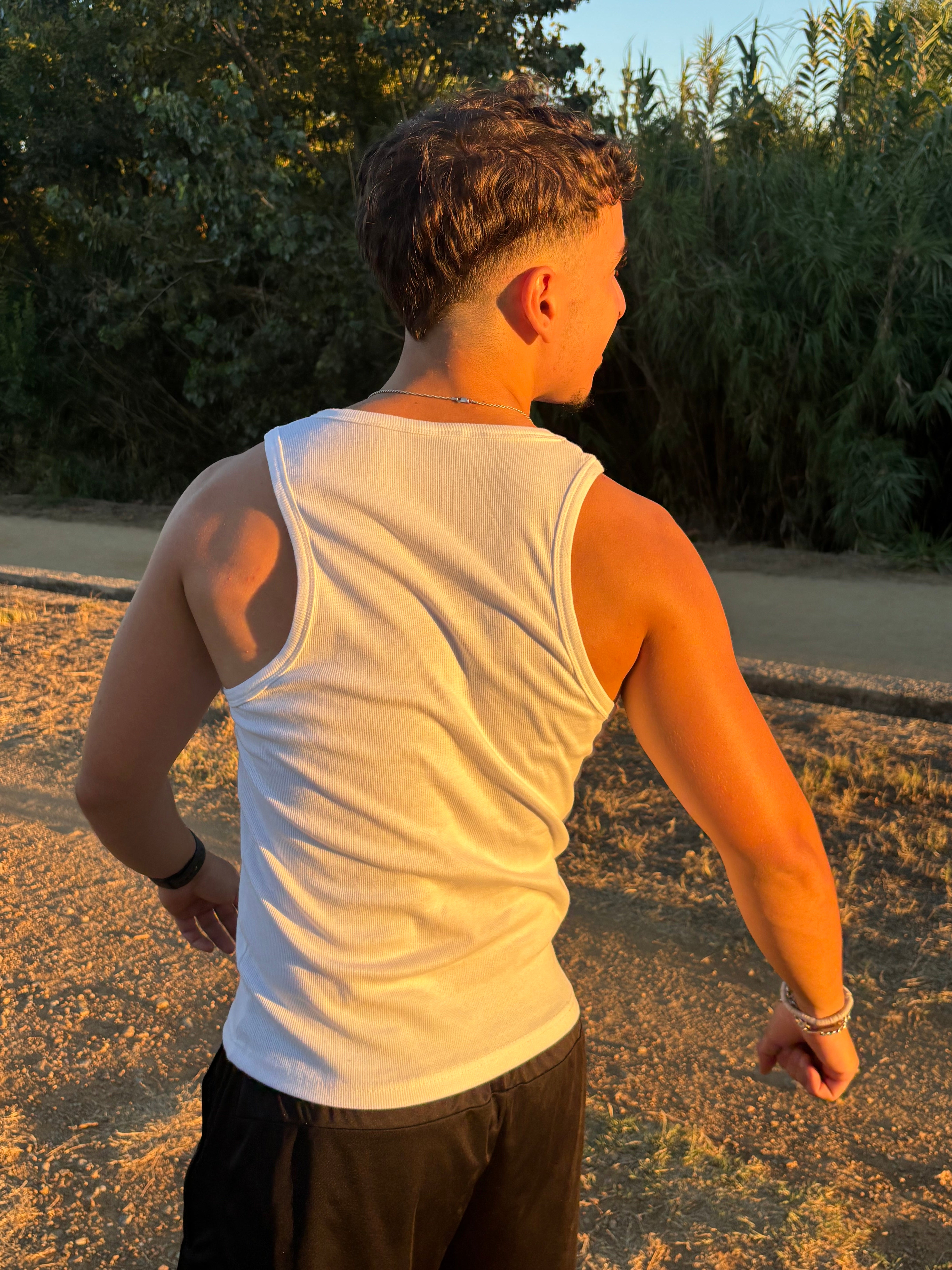 Camiseta de tirantes RIB Blanca